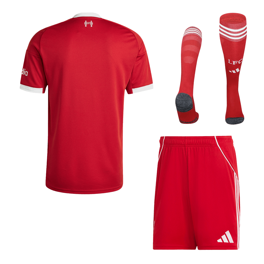 Ensemble complet Maillot Domicile Football Homme Liverpool 2025/26