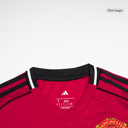 Maillot de Foot Domicile Manchester United 2025/26 Homme Kit Complet [PREMIUM]
