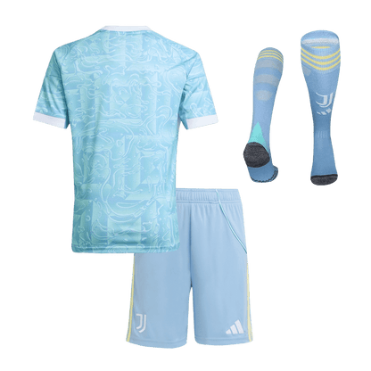 Kit de football complet pour enfant Juventus extérieur 2025/26
