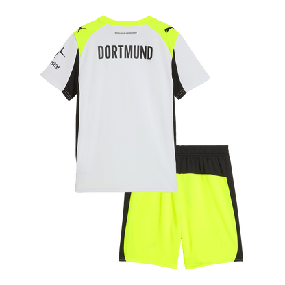 Ensemble Maillot Extérieur Borussia Dortmund 2025/26 pour Enfant