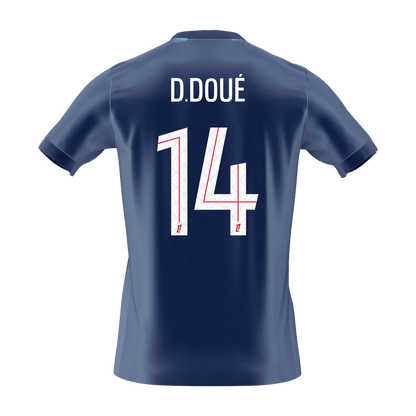 Maillot de Foot Domicile Homme PSG 2025/26 D.DOUÉ #14 [PREMIUM]