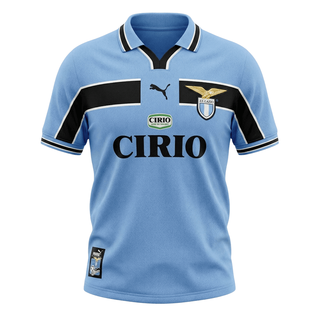 Maillot de foot domicile rétro Lazio homme 1998/99