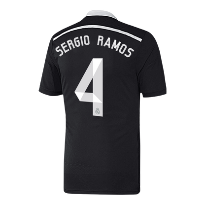 Maillot de foot rétro SERGIO RAMOS #4 Real Madrid 2014/15 troisième extérieur homme