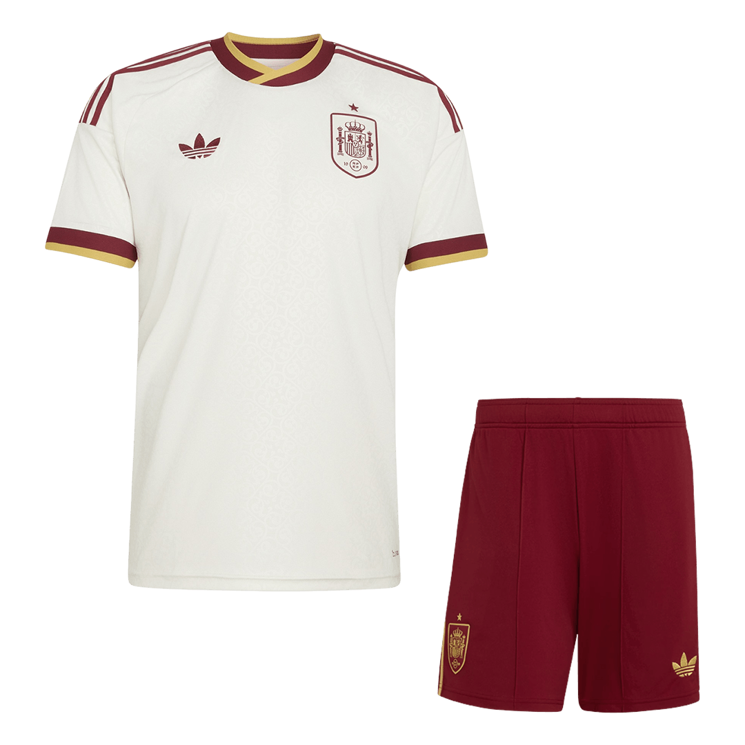 Maillot de football extérieur Espagne Coupe du Monde 2026 pour homme