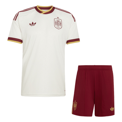 Maillot de football extérieur Espagne Coupe du Monde 2026 pour homme