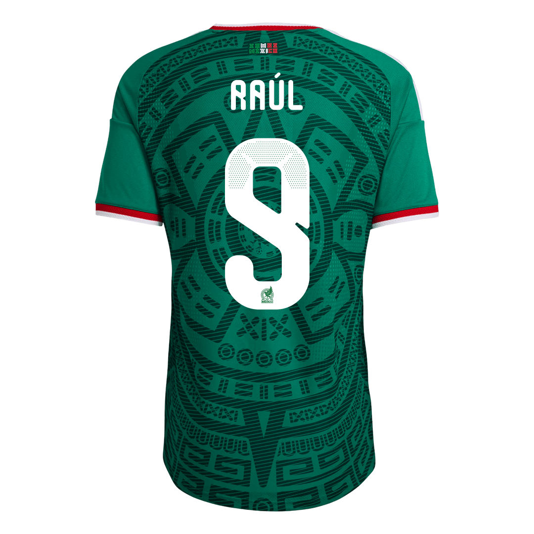 Maillot de foot domicile Raúl #9 Homme Mexique Coupe du Monde 2026 Version Joueur - Coupe ajustée