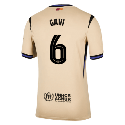 Maillot de foot GAVI #6 Barcelone UCL 2025/26 extérieur homme
