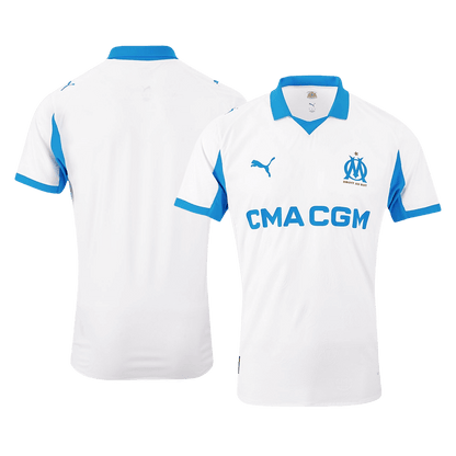 Maillot Domicile de Football Homme Marseille Saison 2025/26 Version Joueur - Coupe Ajustée