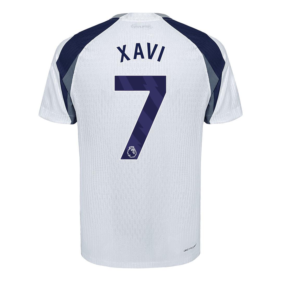 Maillot de Foot Domicile Tottenham Hotspur 2025/26 XAVI #7 pour Homme - Version Joueur - Coupe Ajustée