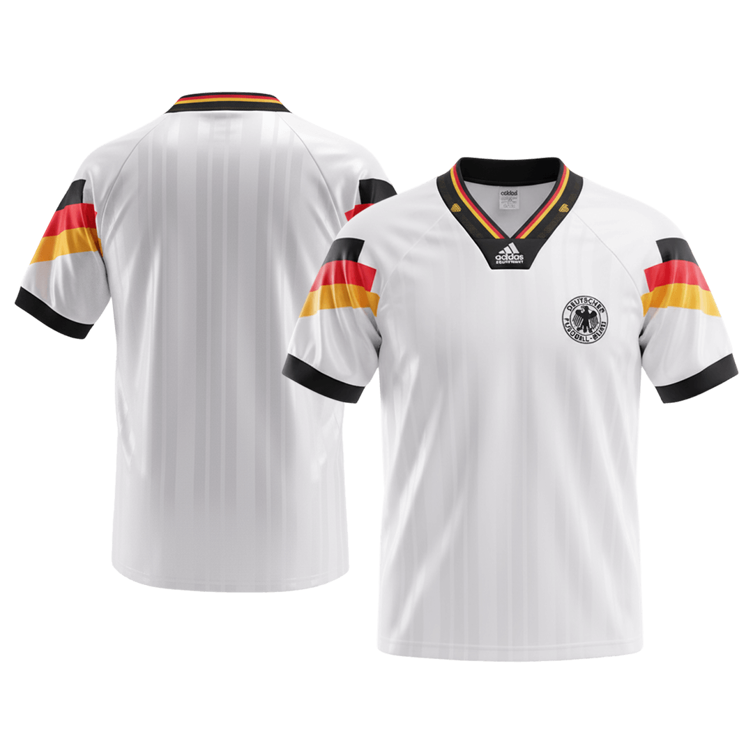 Maillot de football rétro Allemagne 1992 domicile pour homme