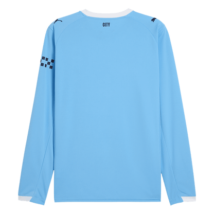 Maillot de football domicile à manches longues Manchester City 2025/26 pour homme