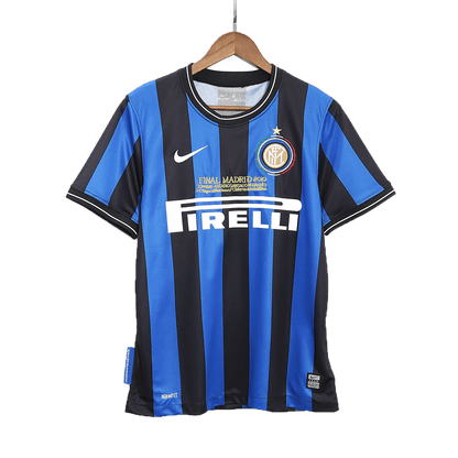 Maillot de foot domicile rétro Inter Milan LDC Finale 2009/10 pour homme