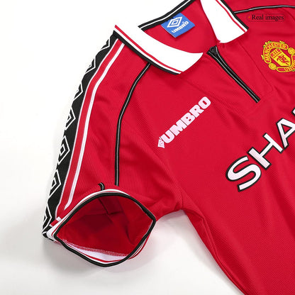 Maillot de Foot Rétro Domicile Homme Manchester United 98/00