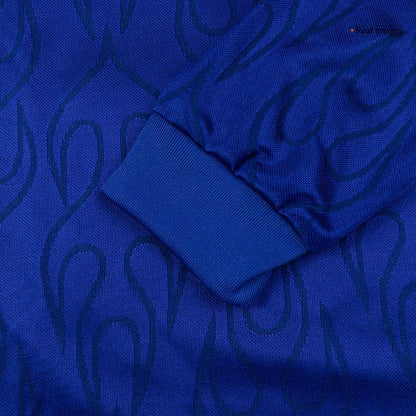 Maillot de football rétro domicile à manches longues pour homme Japon Coupe du Monde 1998