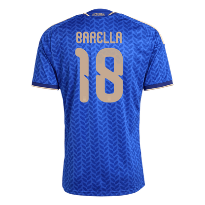 Maillot de foot domicile Italie Coupe du Monde 2026 Homme BARELLA #18 [PREMIUM]