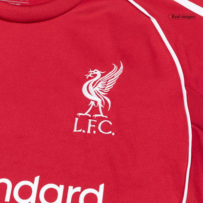 Maillot de football domicile manches longues homme Liverpool 2025/26