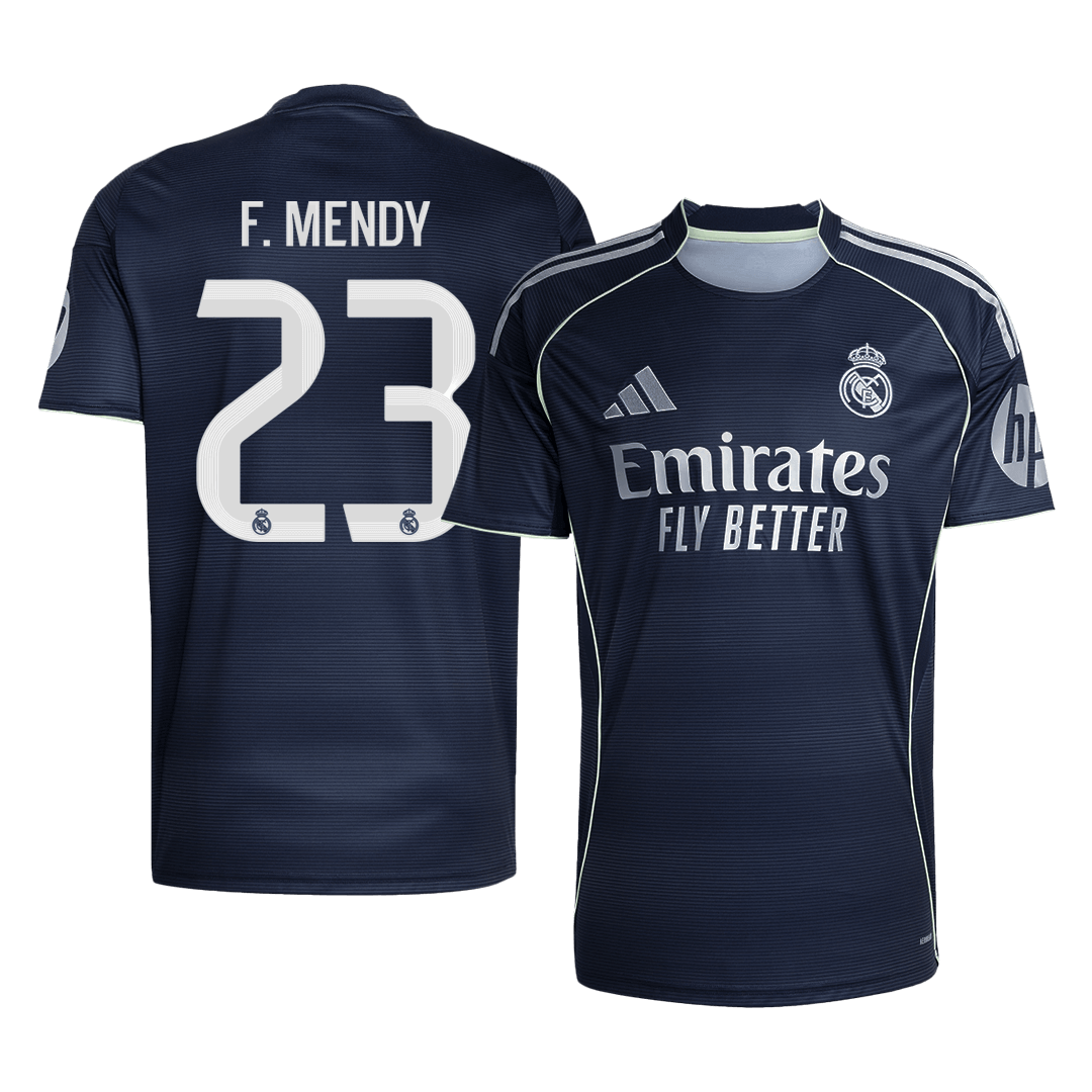 Maillot de foot extérieur F.MENDY #23 Real Madrid 2025/26 Homme [PREMIUM]