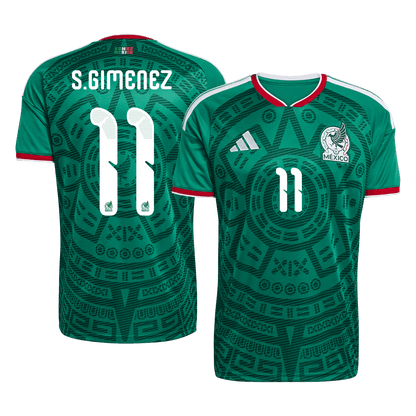 Maillot de foot S.GIMENEZ #11 Domicile Homme Mexique Coupe du Monde 2026 [PREMIUM]
