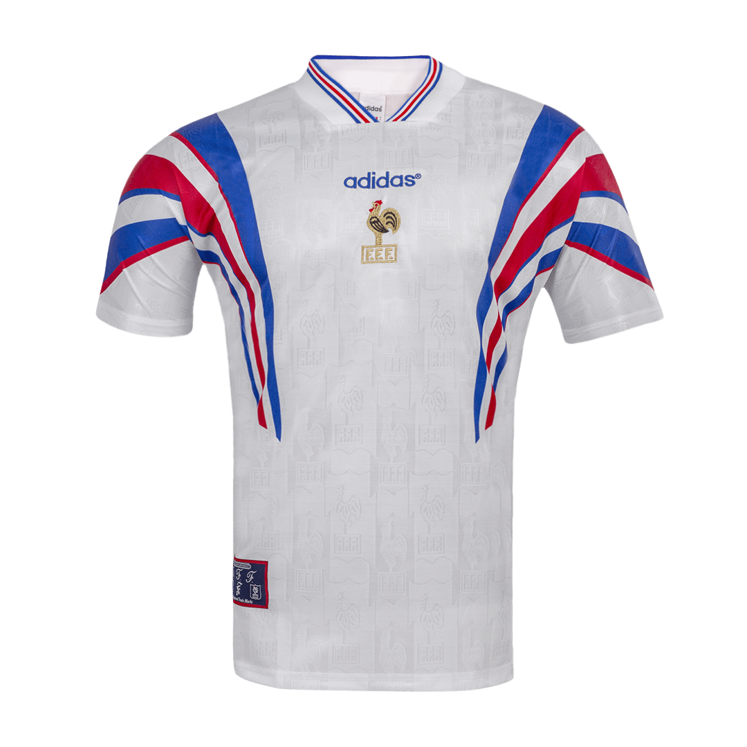 Maillot de foot extérieur rétro France 1996 pour homme
