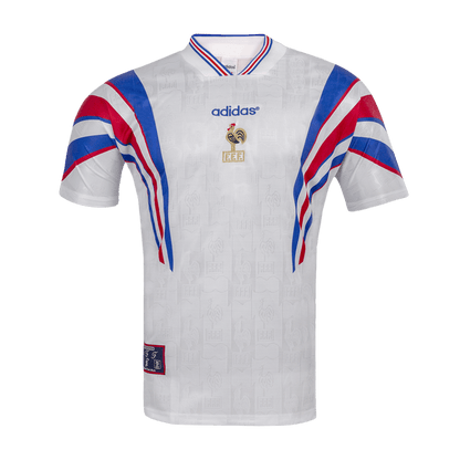 Maillot de foot extérieur rétro France 1996 pour homme