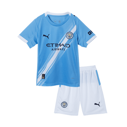 Ensemble maillot de football domicile Manchester City 2025/26 pour enfant