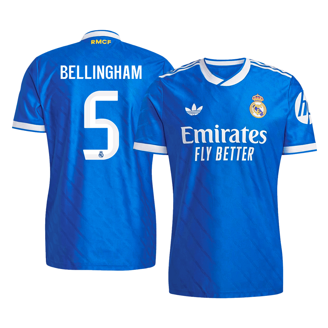 Maillot de foot Real Madrid 2025/26 Troisième version joueur Homme BELLINGHAM #5 – Coupe ajustée