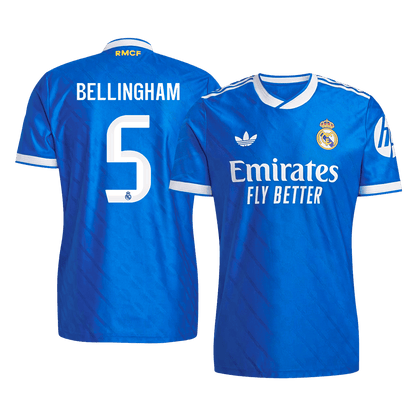 Maillot de foot Real Madrid 2025/26 Troisième version joueur Homme BELLINGHAM #5 – Coupe ajustée