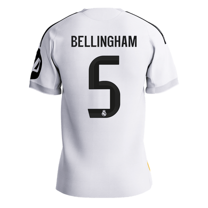 BELLINGHAM #5 Maillot de Foot Domicile Homme Real Madrid 2025/26 Version Joueur - Slim Fit [PREMIUM]