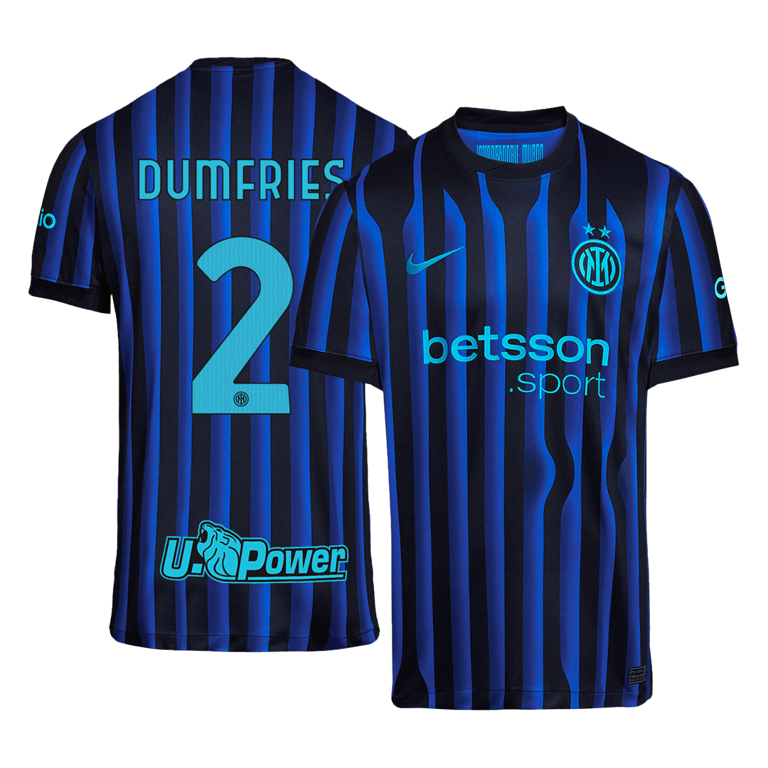 Maillot de Foot Domicile Homme Inter Milan 2025/26 DUMFRIES #2