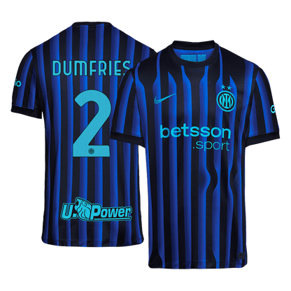 Maillot de Foot Domicile Homme Inter Milan 2025/26 DUMFRIES #2