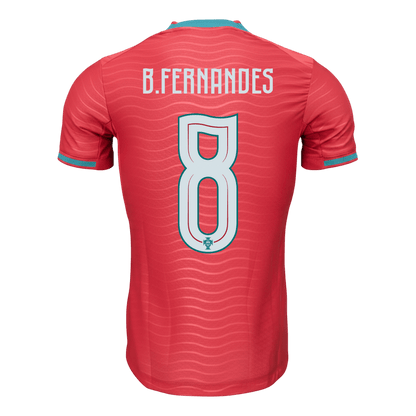 Maillot de Foot Domicile Portugal Coupe du Monde 2026 Homme B.FERNANDES #8 Version Joueur - Coupe Ajustée