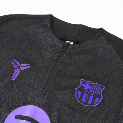 Kit sweat-shirt zippé Barcelone 2025/26 pour enfant