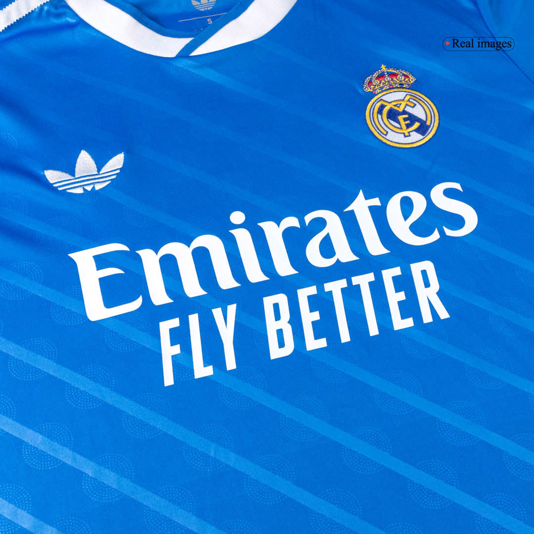 Maillot de foot manches longues extérieur Real Madrid 2025/26 (troisième tenue) pour homme