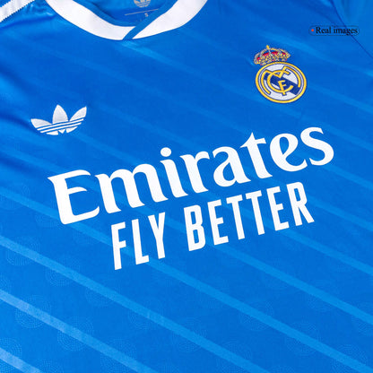 Maillot de foot manches longues extérieur Real Madrid 2025/26 (troisième tenue) pour homme