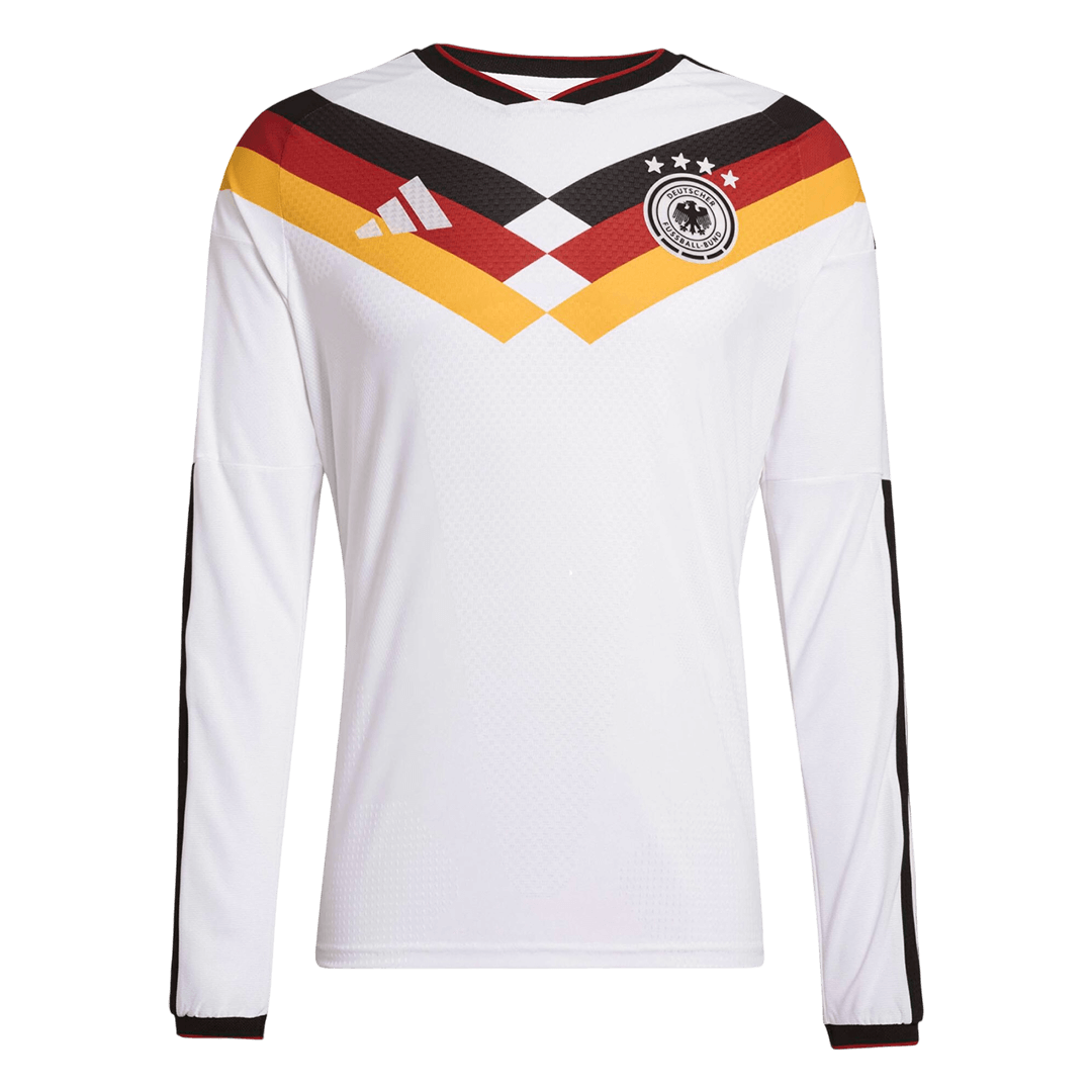 Maillot de football domicile à manches longues Allemagne Coupe du Monde 2026 pour homme