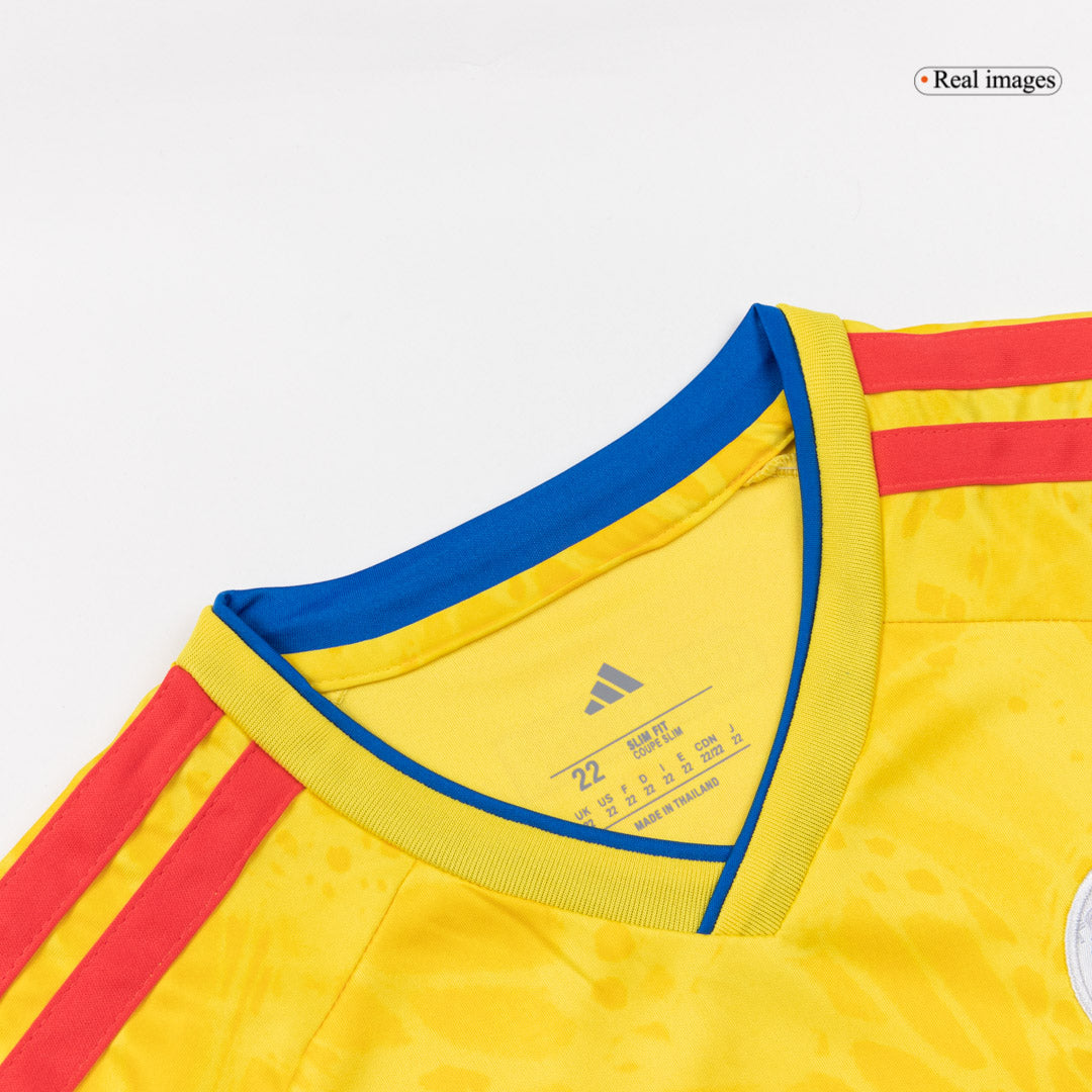 Maillot et short de football domicile Colombie Coupe du Monde 2026 pour enfant