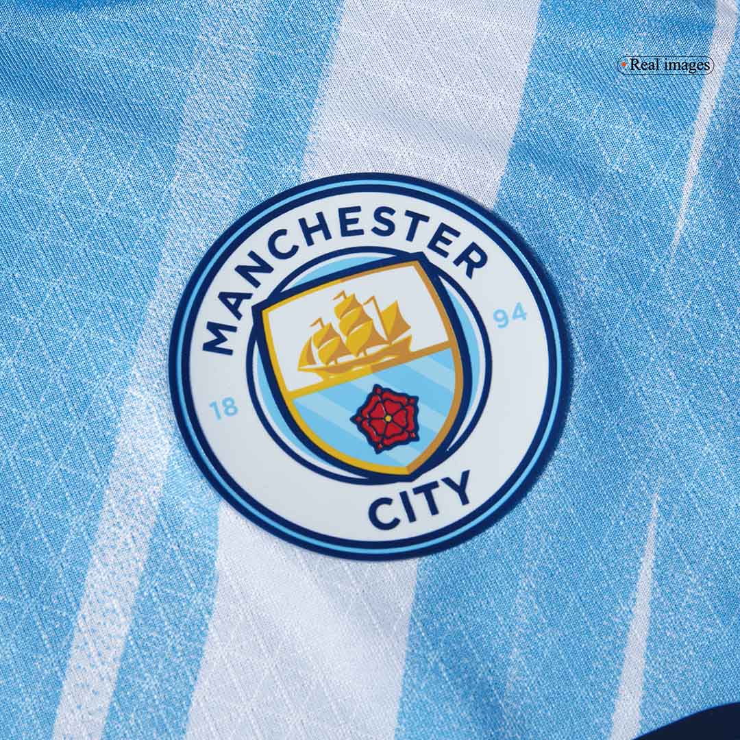 Maillot de foot domicile Manchester City 2025/26 pour homme - Version joueur - Coupe ajustée