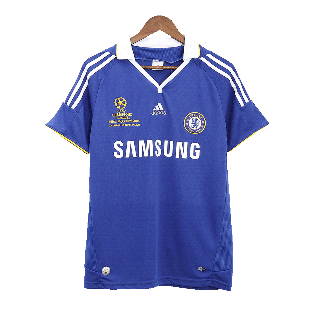 Maillot de football domicile rétro Chelsea Hommes UCL Finale UCL 2008