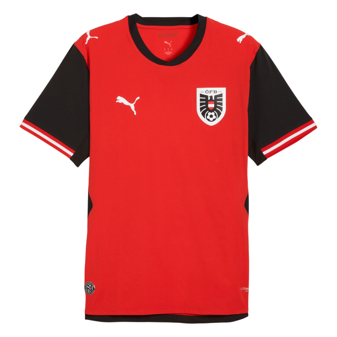 Maillot de foot domicile Homme Autriche Coupe du Monde 2026 version joueur - Coupe ajustée