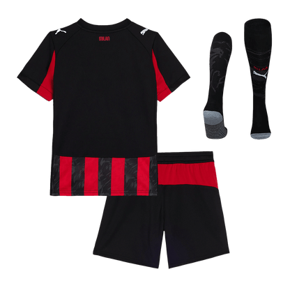 Ensemble complet maillot de foot domicile enfant AC Milan 2025/26