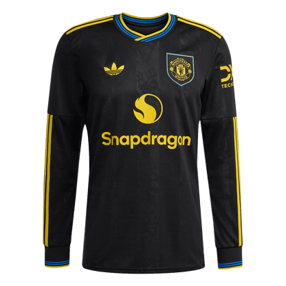 Maillot de foot extérieur à manches longues homme Manchester United 2025/26 troisième