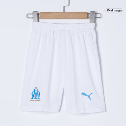 Ensemble Maillot Domicile de Football Enfant Marseille 2025/26