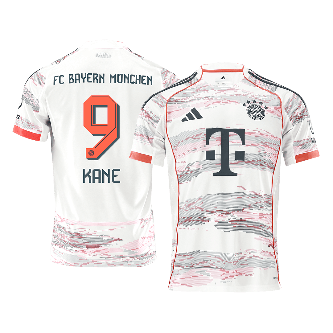 Maillot de foot extérieur KANE #9 homme Bayern Munich 2025/26