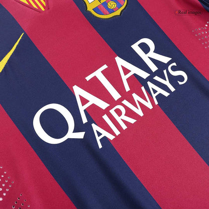 Retro Men's Barcelona 2014/15 Home Soccer Jersey