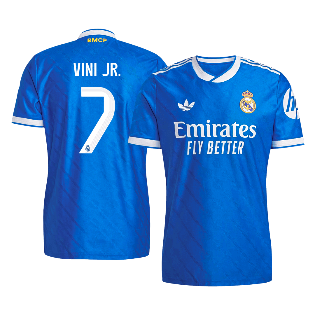 Maillot de football extérieur third Real Madrid 2025/26 pour homme VINI JR. #7 - Version joueur - Coupe ajustée
