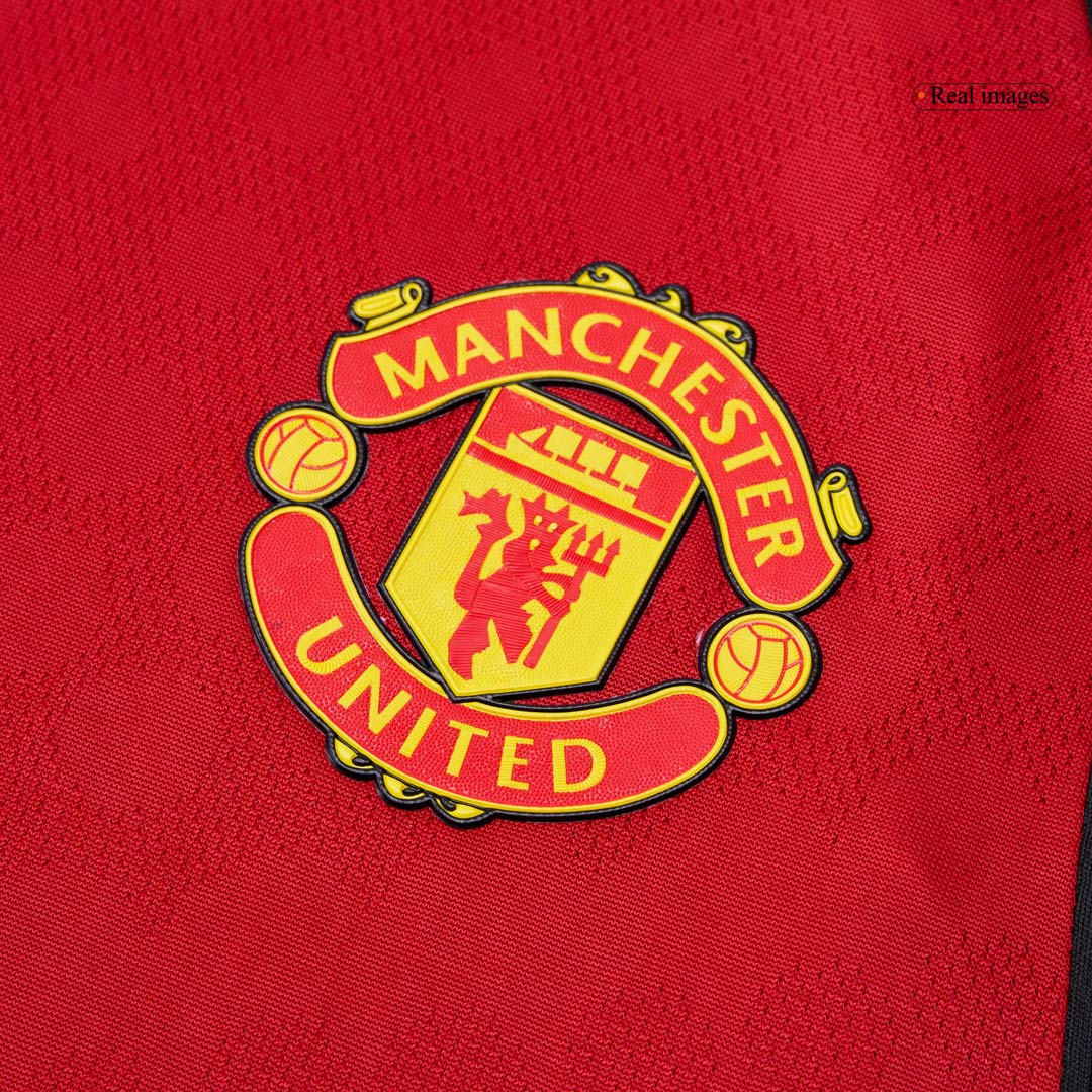 Maillot de football domicile Manchester United 2025/26 pour homme - Version joueur - Coupe ajustée