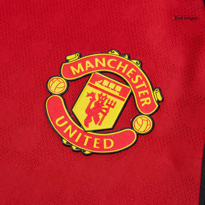 Maillot de football domicile Manchester United 2025/26 pour homme - Version joueur - Coupe ajustée