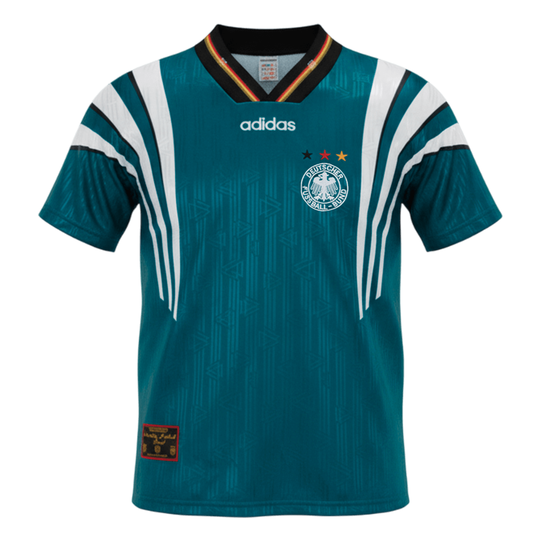 Maillot de foot extérieur rétro Allemagne 1996/97 pour homme