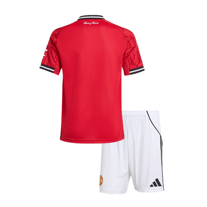 Maillot de football domicile Manchester United 2025/26 pour enfant
