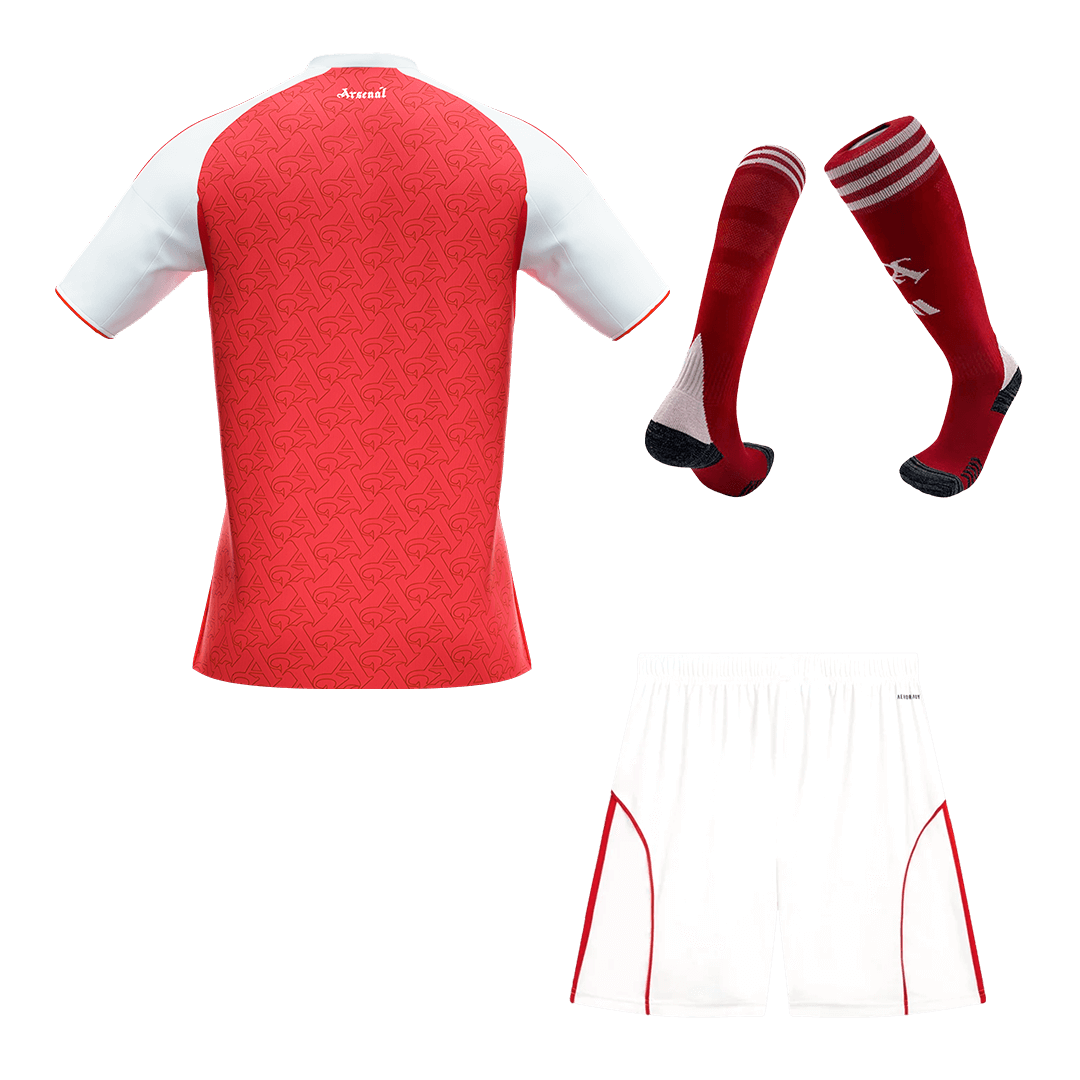 Maillot de football domicile complet Arsenal 2025/26 pour homme [PREMIUM]